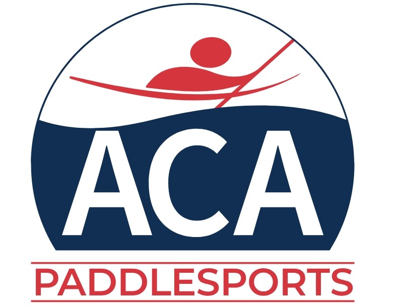 Logotipo oficial de ACA Paddlesports, la organización internacional de certificación en kayak de mar