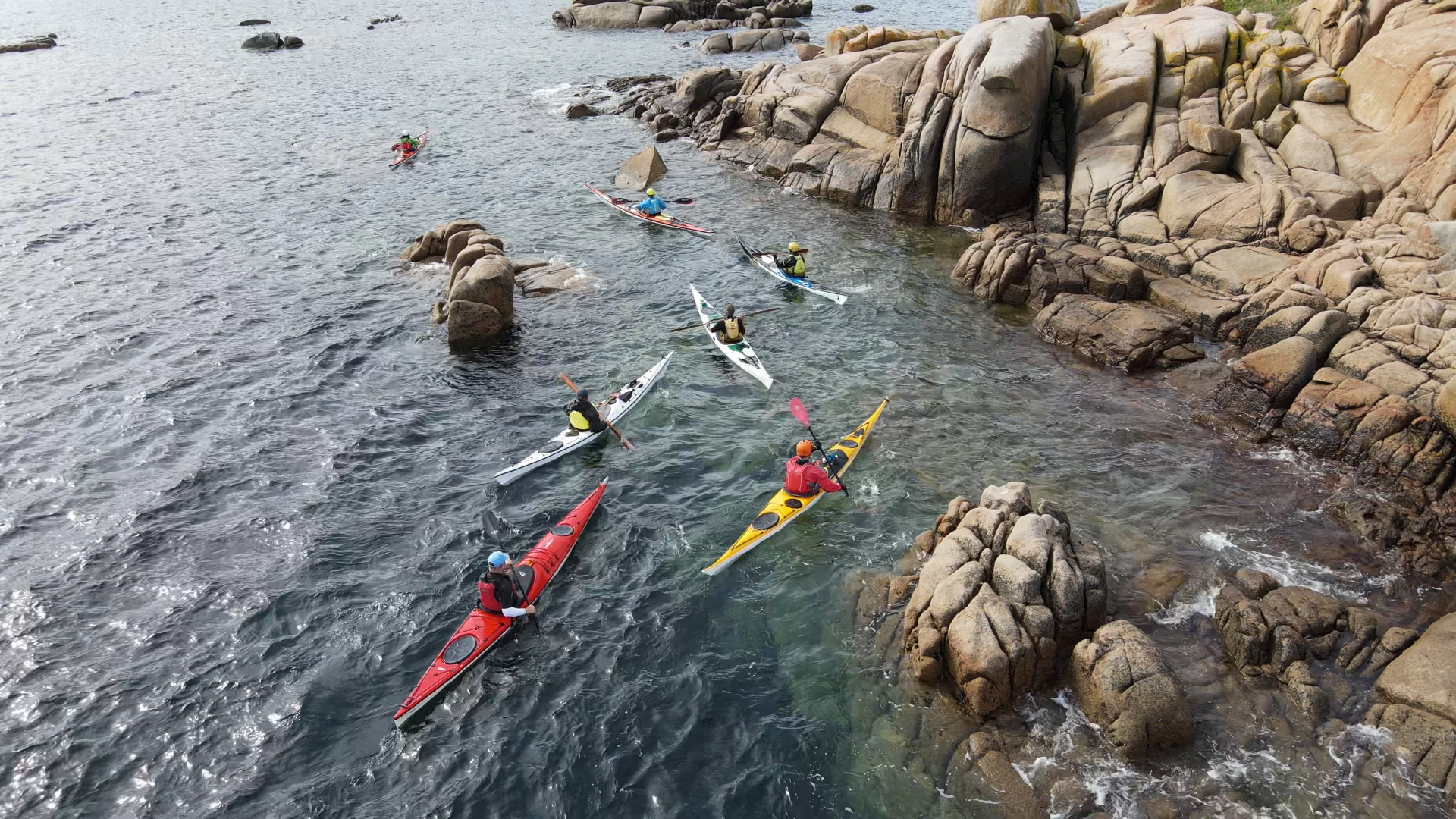 Curso de certificación ACA en España - Sea Kayak Assessment and Training Spain - Kayak Redes