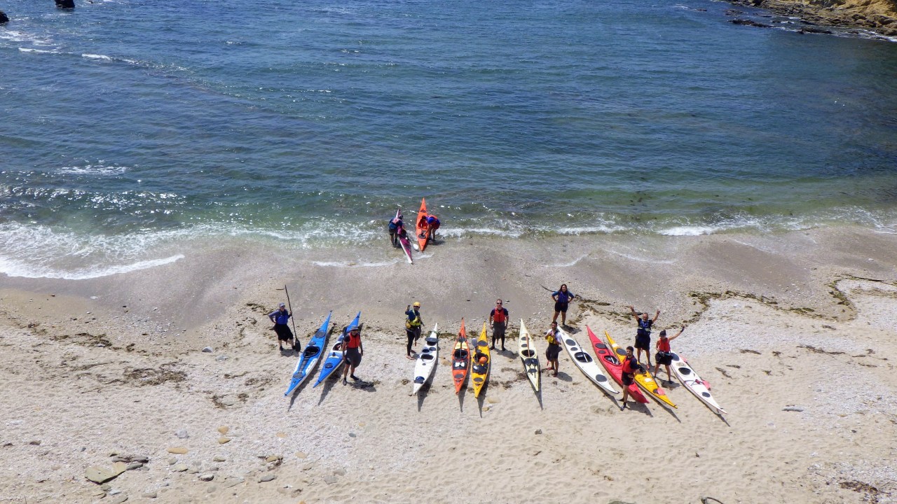 Cursos de kayak de Mar 