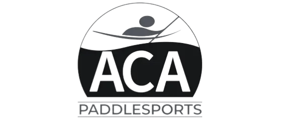 Logotipo oficial de ACA Paddlesports, la organización internacional de certificación en kayak de mar